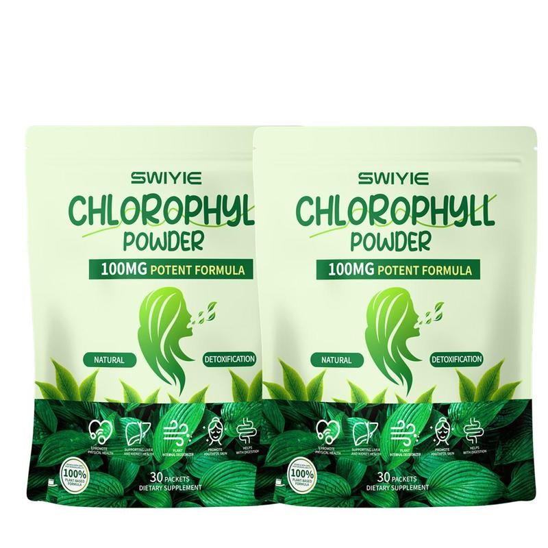 SWIYIE Chlorophyll Stick Packs: Remove Bad Breath Supercharge Your